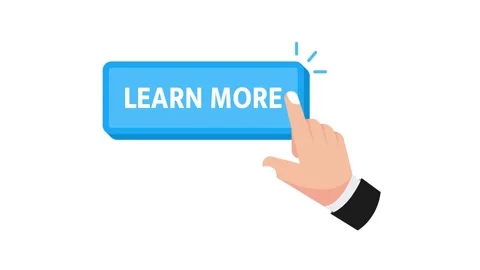 Hand clicking learn more button with white and green screen background 스톡 동영상 310849695