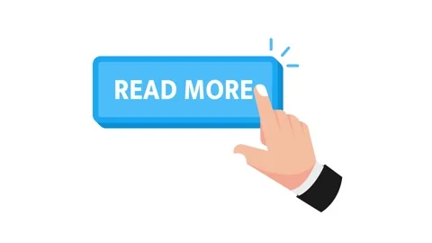 Hand clicking a read more button on white and green screen background 스톡 동영상 310849830