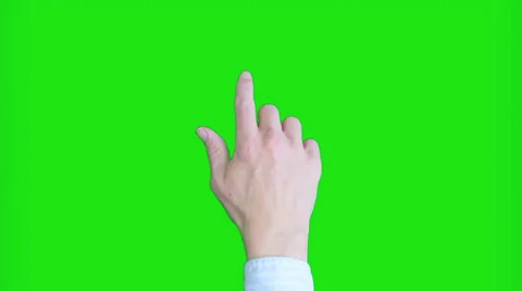 Hand clicking touch screen  Stock Footage 24760213