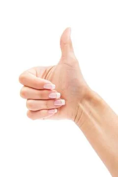 Hand with clipping paths Stock Photos