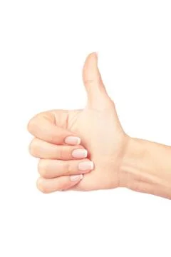 Hand with clipping paths Stock Photos