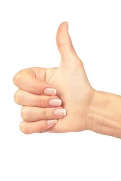 Hand with clipping paths Stock-Fotos