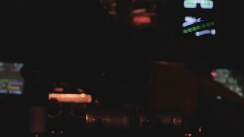Hand cockpit airplane Stock Footage 104229077