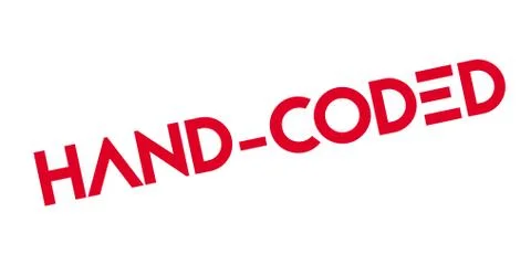 Hand-Coded rubber stamp Stockillustratie