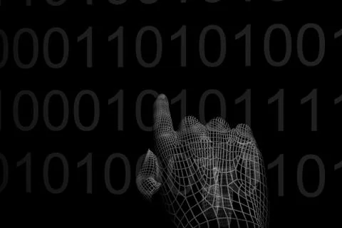 Hand coding 스톡 일러스트