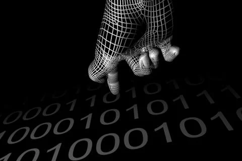 Hand coding Stock Illustration