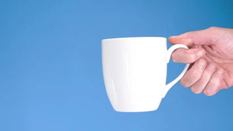 Hand-Coffee-Cup 스톡 동영상 217516405