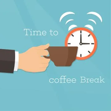 Hand with a coffee cup Illustration