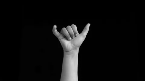 Hand coming up and denying, refusing, rejecting denial hand gesture. Stock Footage 115851799