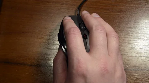 Hand on a computer mouse 動画素材 48931075