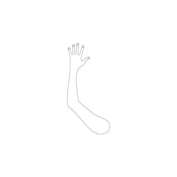 Hand concept. Collection of gesture high quality vector Stock Illustration