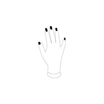 Hand concept. Collection of gesture high quality vector Stock Illustration