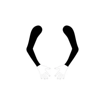 Hand concept. Collection of gesture high quality vector Stock Illustration
