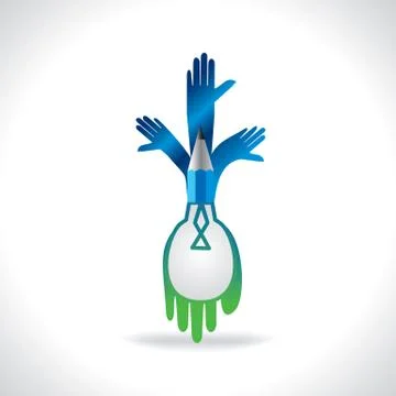 Hand concept Stock Illustration