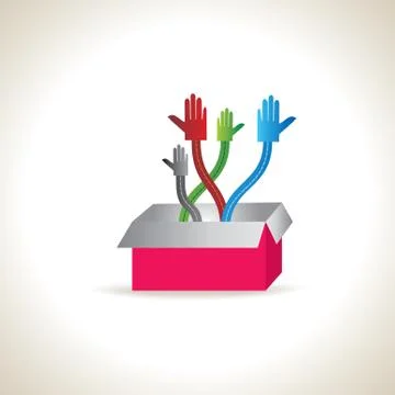 Hand concept Stock Illustration