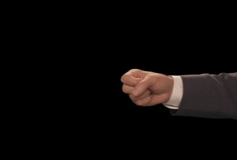 Hand Count to 2 Stock Footage 754590