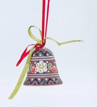 Hand crafted ceramic decoration. Stock Photos