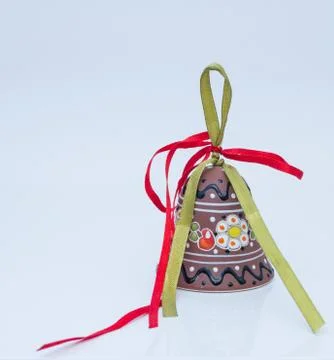 Hand crafted ceramic decoration. Stock Photos