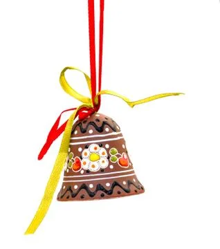Hand crafted ceramic decoration. Stock Photos