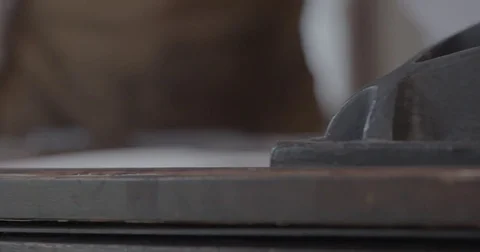 Hand-Crank Printing Press at work - 18th / 19th Century. 014 Stock Footage 80350947