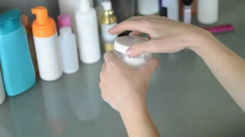 Hand cream Stock Footage 20469290
