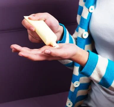 Hand cream Stock Photos