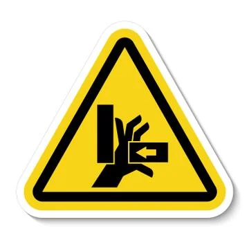 Hand Crush Force From Right Symbol Sign Isolate on White Background,Vector Il 스톡 일러스트