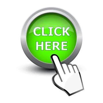 Hand cursor and button click here Stock Illustration