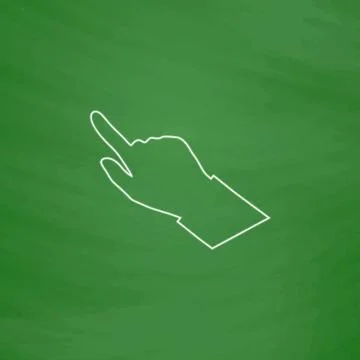 Hand Cursor computer symbol 스톡 일러스트
