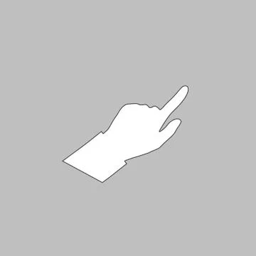 Hand Cursor computer symbol Illustrazione stock