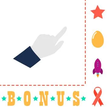Hand Cursor computer symbol Stock Illustration