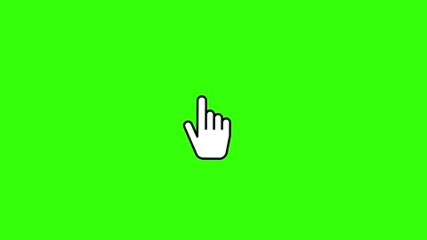 Hand cursor double click click animation pc computer cursor double click se.. Stock Footage 255839995