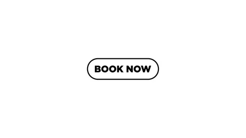 Hand cursor icon clicking on book now button animation Stock Footage 328364541
