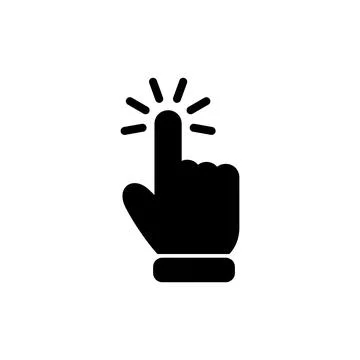 Hand cursor icon vector illustration. cursor sign and symbol. hand cursor i.. 스톡 일러스트