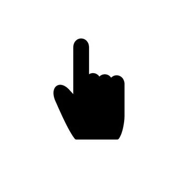 Hand cursor icon vector illustration. cursor sign and symbol. hand cursor i.. イラスト素材