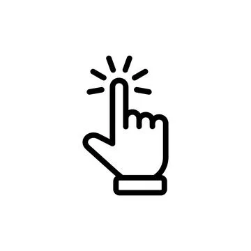 Hand cursor icon vector illustration. cursor sign and symbol. hand cursor i.. イラスト素材