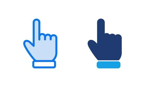 Hand cursor icon vector illustration. cursor sign and symbol. hand cursor i.. イラスト素材