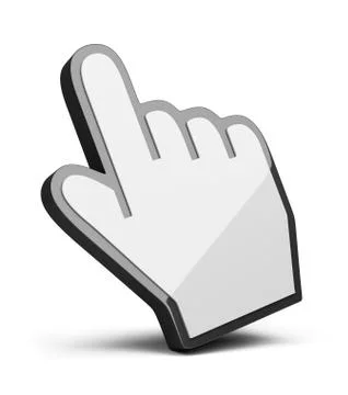 Hand cursor Stock Illustration