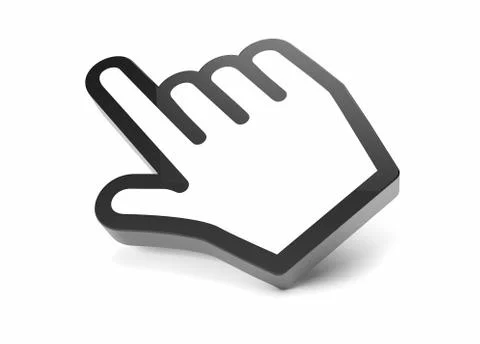 Hand cursor Stock Illustration