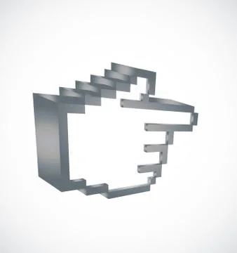 Hand cursor Stock Illustration