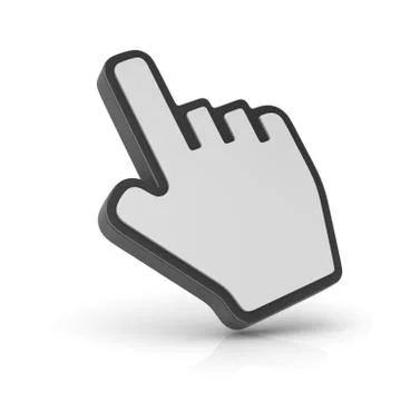 Hand cursor Stock Illustration