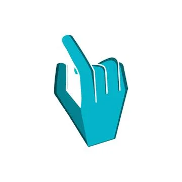 Hand cursor isolated icon vector ilustration Stock Illustration