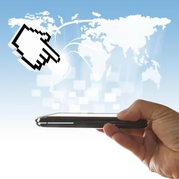 Hand cursor Stock Photos