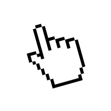 Hand cursor pointer icon vector illustration Illustrazione stock