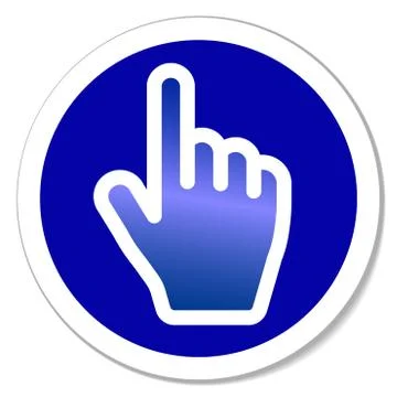 Hand cursor vector illustration Stock Illustration