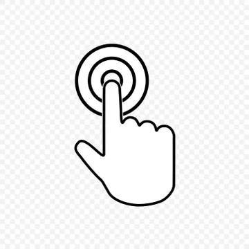 Hand Cursor. Vector illustration Stock Illustration