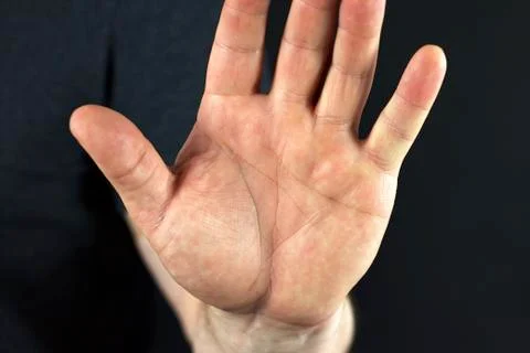 Hand in the dark Stock Photos