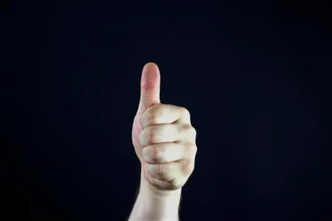 Hand in the dark Stock Photos