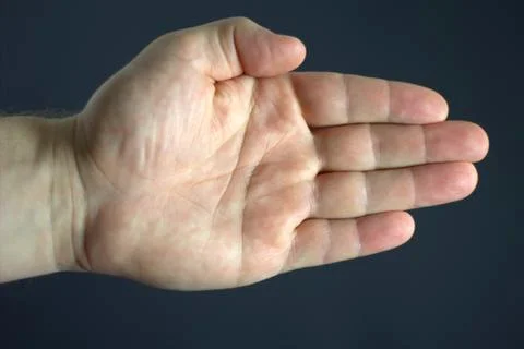 Hand in the dark Stock Photos