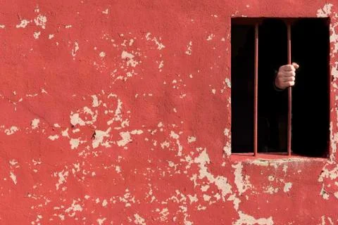 Hand from the dark Stock Photos